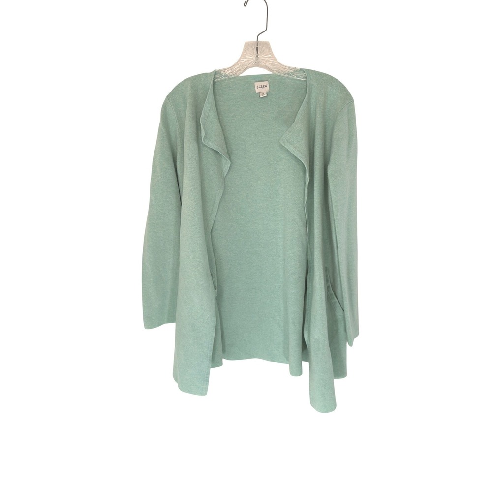 J.Crew Vanessa Sweater Jacket Women's Heather Mint Business Casual Office Small